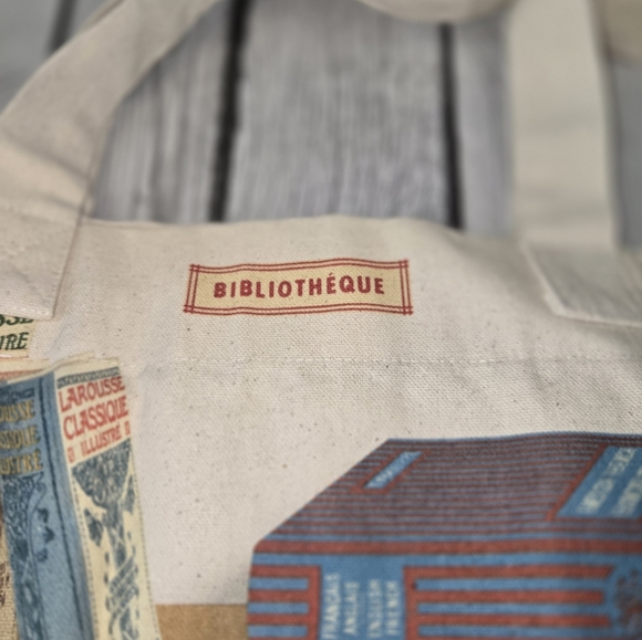 Cavallini Papers & Co. Library Books Tote Bag - Picture 5 of 6